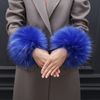 blue Faux Fox Fur