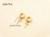 style 5 gold 1pair