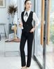 Black vest and pants