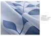 blue tulle curtain