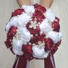 18cm holding flowers wine red