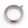 30mm pink crystals