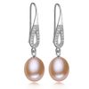 pink pearl earring