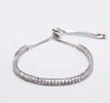 White Square zircon bracelet