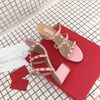 Pink high-heeled