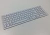 white UK layout keyboard