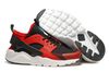 black white red