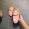 Pink leather