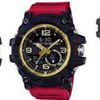 Red gold watch