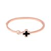 Rose Gold+Black stone