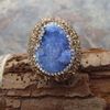 blue quartz druzy