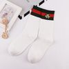 white with red and green