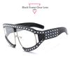 Black Frame Clear Lens