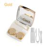 gold glasses case