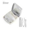 silver glasses case