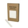 White paper straw