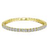 Single Row Yellow Gold