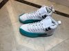 White/Light Aqua-Black