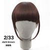 6inches Dark Brown