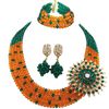army green orange