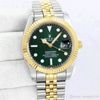 Silver Gold Green
