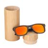 Red lens with case