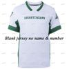 White Blank no name & number