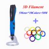 Blue Pen + 50M Filament