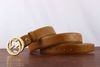 gold buckle khaki
