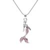 pink necklace