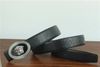 silver buckle black