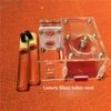 red luxury galss tubes