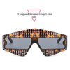 Leopard Frame Grey Lens