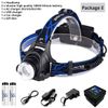 Headlamp+Battery+Plug+USB+BOX
