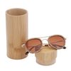 brown lens with case