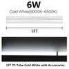 6W Cold White AC 220V
