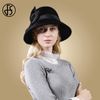 Black Wool Hat