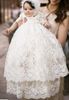 2015 Cutest Christening Dresses for Baby Girl Empire Jewel Neck Short