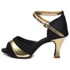 Black+Gold 7cm Heel