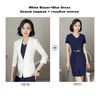 white and blue