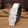 with white buckle