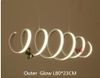 Body Color:Outer Glow L80CM&Wattage:Cool