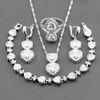 Necklace Length 6 Imitation Rhodium
