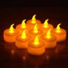 LED tea light with yellow