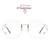 C7 Gold / Clear Lens