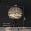 Gray Table Lamp B