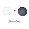1.56 Photochromic,Anti-Reflective, Gray