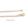 2mm rose gold color 45cm