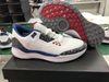 White/Fire Red-True Blue
