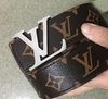 monogram belts with silver buckle